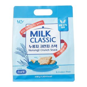 밀크 클래식 누룽지 크런치 스낵 우유맛 348g[36066605]