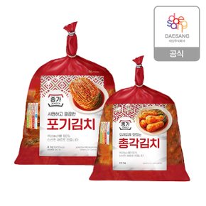 [종가집] 종가 (기획)포기김치4kg+총각김치2.5kg