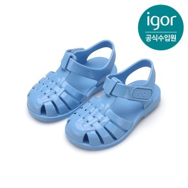 트래드후스 [IGOR] 이고르 클라시카 글로스 블루 키즈샌들 여름샌들 유아샌들 아동샌들 키즈젤리슈즈