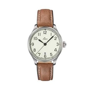 독일 라코 시계 파일럿 Laco Valencia 862090 Marine 워치 Womens and Mens 브라운 레더 스트랩