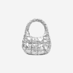 코스 퀼티드 마이크로백 실버 COS Quilted Micro Bag Silver