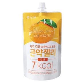 식품 농협 곤약젤리 감귤 150g 7팩x 4개 총28팩 잠자기전