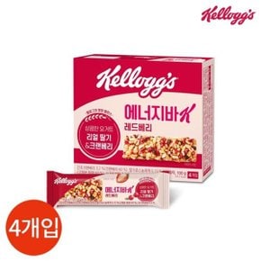 농심 켈로그 레드베리 에너지바 25g x 4개