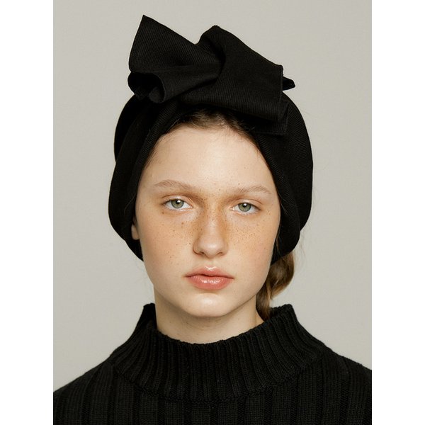 turban black big hairband
