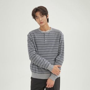 (QR) 헨리넥 스트라이프 니트_SPKWF49C90