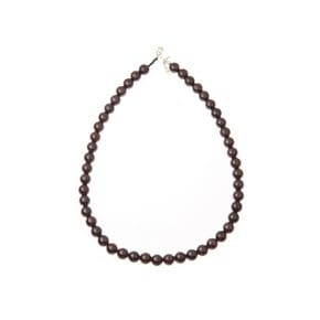 GARNET BALL NECKLACE