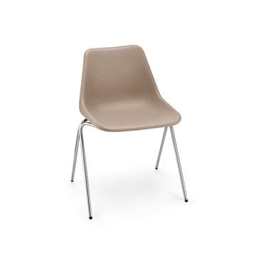 엑스투 HILLE 힐레 Polyside Chair 폴리사이드 체어 샌드 쉘/크롬 프레임(8월 말 입고)