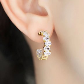 14K 다미에 링귀걸이[주문제작]
