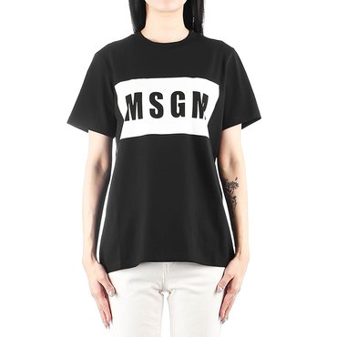 MSGM [엠에스지엠] (2000MDM520 200002 99) 여성 반팔 티셔츠