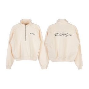 RIZOLLI QUARTER ZIP CREAM CHOCOLATE 여성 리졸리 하프 집업 맨투맨