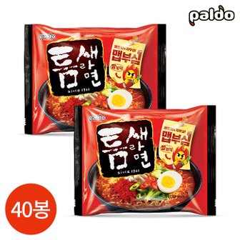  팔도 틈새라면 빨계떡 120g x 40봉