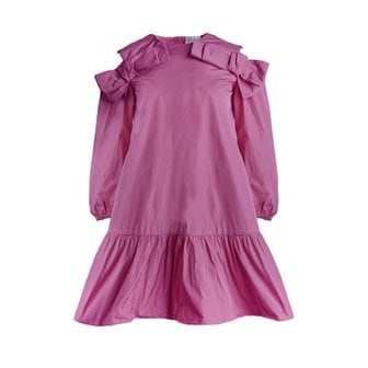 레드발렌티노 [중고명품] 레드발렌티노 55 핑크 오프숄더 칵테일 미니 드레스