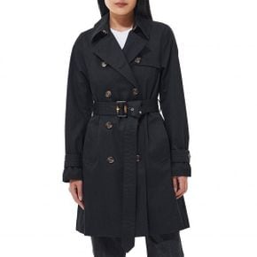 5102676 Barbour Greta Belted Water Resistant Twill Trench Coat 111118596