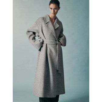 리이 CAMEL SILK BLEND COAT GRAY