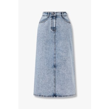 GCUT [25S/S] 백 밴딩 H라인 데님 스커트(7255255108)