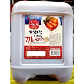 하선정액젓 업소용 까나리액젓 말통 대용량 9kg 김치용