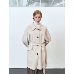 모한 [단독기획] RTF CAMEL HAIR HALF HAND MADE COAT_OATMEAL