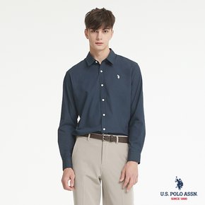 [U.S. POLO ASSN.]  남성 코튼 클래식 셔츠_NAVY