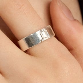 [Ir250]Shiny Signature Silver Ring