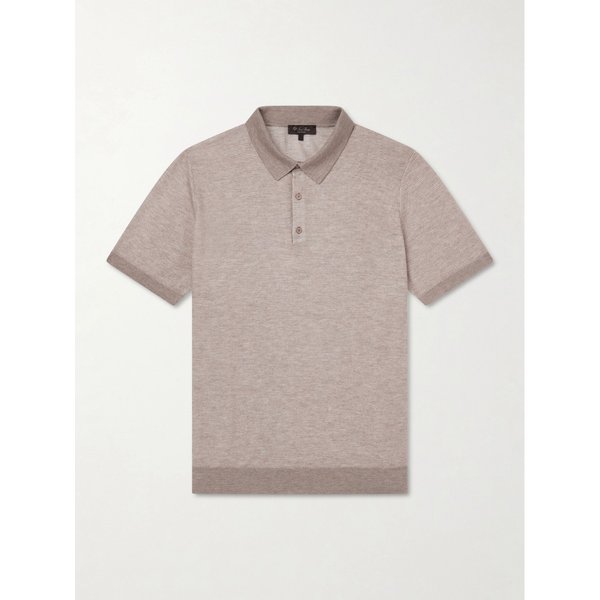 마니푸르 캐시미어 실크 블렌드 폴로 셔츠 46376663162994002