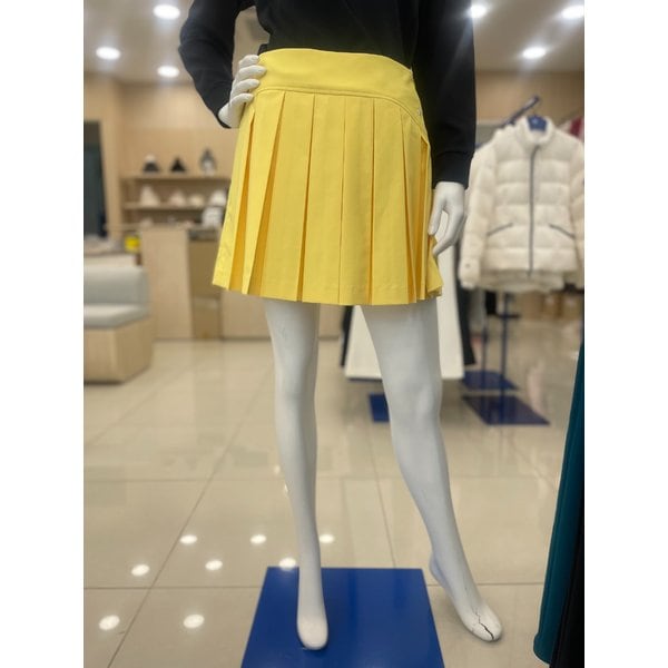 [여주점] 여성 솔리드 오비밴드 플리츠 스커트 GQ122LSK14