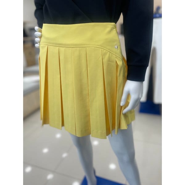 [여주점] 여성 솔리드 오비밴드 플리츠 스커트 GQ122LSK14