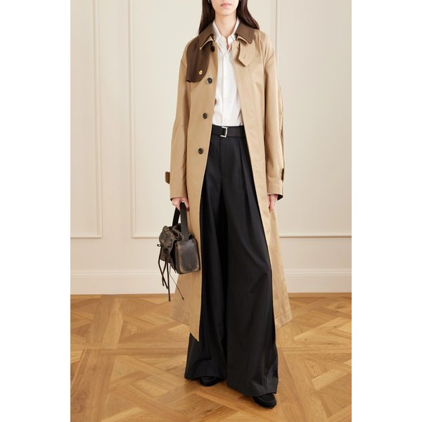 벨티드 플리츠 크레이프 와이드 팬츠 46376663162958852