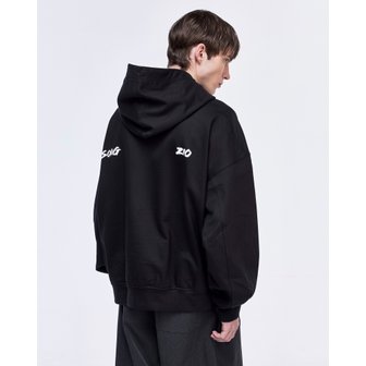 송지오 [파주점] 옴므 페인팅 송지오 후드 스웨셔츠 SG5TS914BK