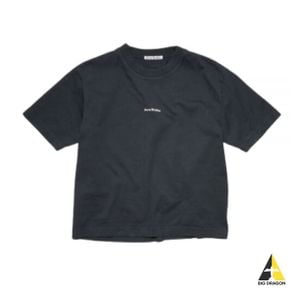 아크네 스튜디오 AL0135 900 BLACK (로고 티셔츠)