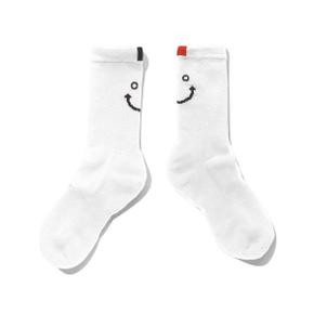 THE Womens Line Smile Sock - White