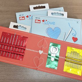 [프림] 체코산 손바늘 시침바늘세트 29pcs + 바늘꿰기 - 바느질 세트