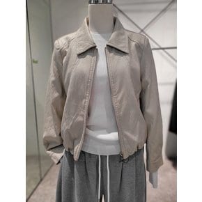 [부산점] 카라 집업 페이크 레더  AS7XL362