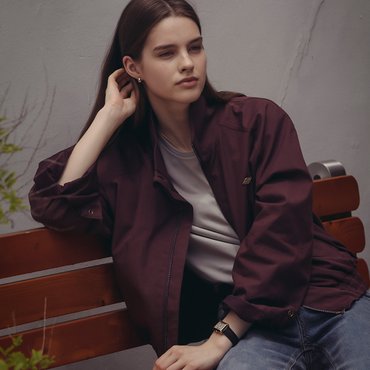 틸아이다이 Bonnie cotton bomber jumper_Wine