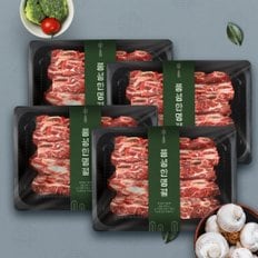 [냉동][웰던푸드] 미국산 초이스 블랙앵거스 LA갈비 4kg (1kg x 4팩)