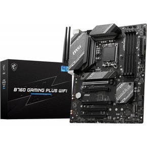 MSI B760 게이밍 플러스 와이파이 DDR5 CPU (LGA1700) PCIE ATX (인텔 B760) MB6169 마더보드