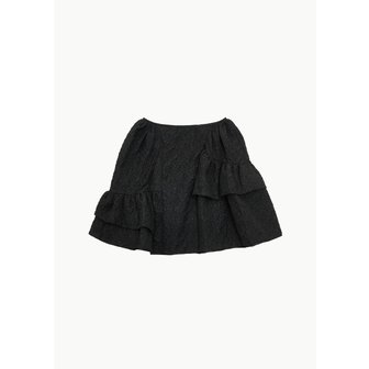 샵아모멘토 세실리에반센 24PS CECILIE BAHNSEN VANILLA SKIRT IN BLACK