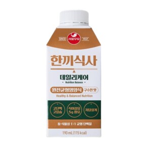 한끼식사 데일리케어 구수한 맛 190ml x 18개 1박스