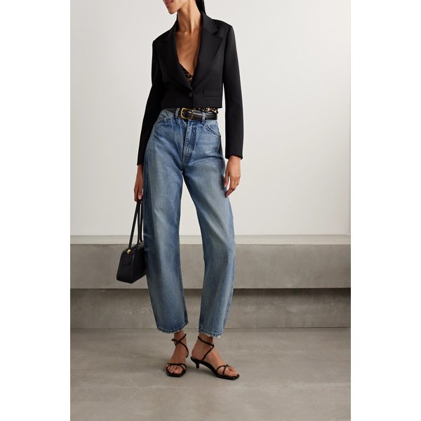 닐리 로탄 오티스 미드라이즈 배럴 레그 진 46376663162974528