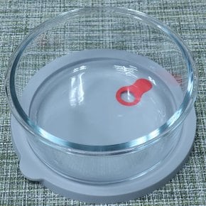 실리콘오븐글라스-내열유리밀폐용기:원1.3L