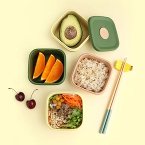 실리콘 밀폐용기 밥팩 냉동밥 보관용기 3팩세트