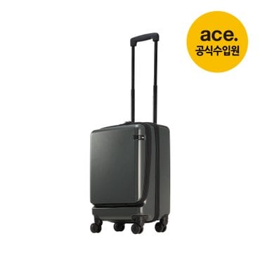 에이스닷 [공식] 코너스톤 Z 19인치 프론트 포켓 캐리온 캐리어 건 메탈릭 06235-09 [정가 : 260,000원]