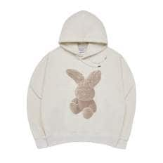 [임직원전용] FUZZY RABBIT HOODIE CREAM 퍼지레빗후드 크림