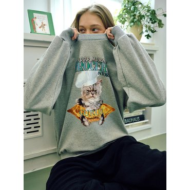 미미카위 GURUM BAKERY SWEAT SHIRTS/GREY