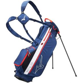 영국 미즈노 골프백 Mizuno Golf Mens K1LO Carry Dual 스트랩 5 Way Divider Stand Bag Navy/Re