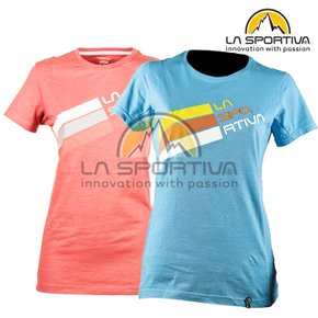 STRIPE_LOGO_T_SHIRT_W 라스포르티바