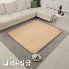 절전형 워셔블 양모매트(더블+싱글)