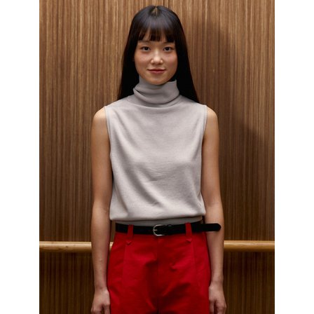 시엔느 Casey Sleeveless Knit (Gray)