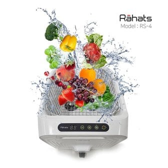 라하츠 RS-4  다용도 초음파세척기 과일 야채 식기 젖병세척 국내산 무설치 세척기