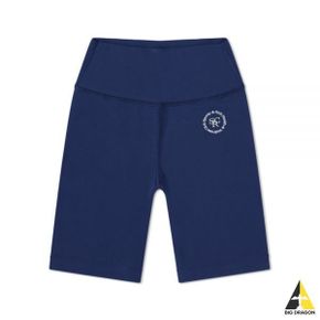 BIKER SHORT N.02 - NAVYwhite (SH706) (바이커 쇼츠 로고 레깅스 2) 57382975