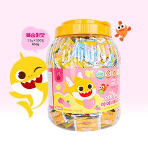 아기상어 아이비타C D 아연 500정 x 3통 어린이 유아 아이 키즈 돌아기 캐릭터 비타민C 캔디 사탕